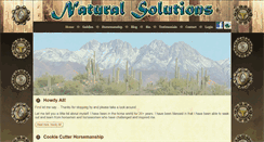 Desktop Screenshot of naturalsolutions.org